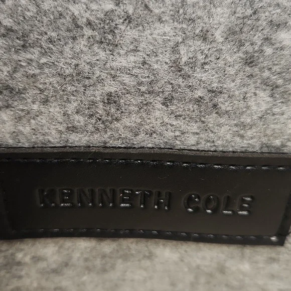 Kenneth Cole gray wool oversized weekend/duffel bag - Picture 2 of 10